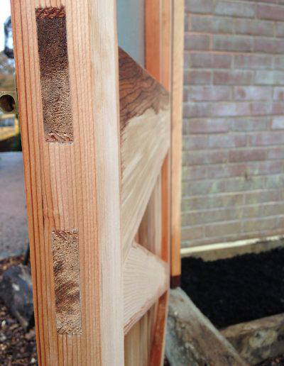 double wedged tenon