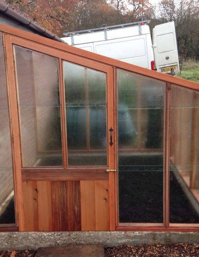 greenhouse door