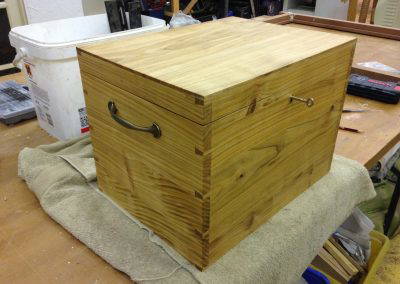 Dovetailed Cherry Wood Keepsake Box